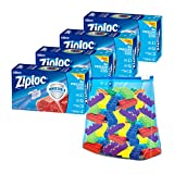 Ziploc Quart Food Storage Freezer Slider Bags, Power Shield Technology...