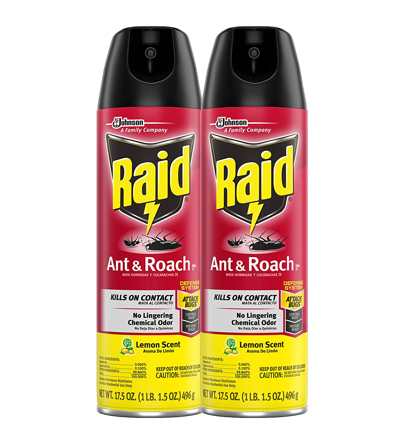Raid Ant & Roach Killer Lemon Scent